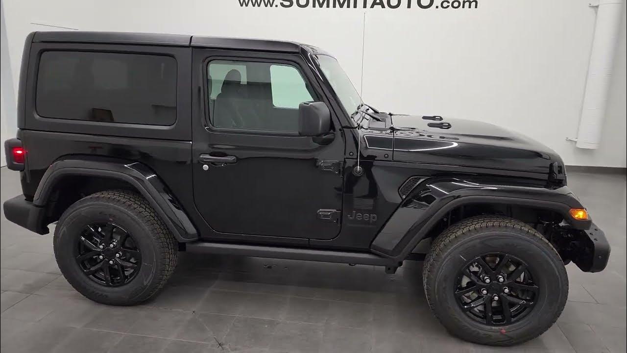 2023 JEEP WRANGLER FREEDOM EDITION 2 DOOR OSCAR MIKE BLACK 4K WALKAROUND  23J44 - YouTube