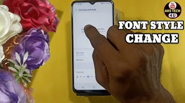 How To Change Font Style in Samsung Galaxy M13 | Samsung Galaxy M13 Font Style Change Kaise Kare