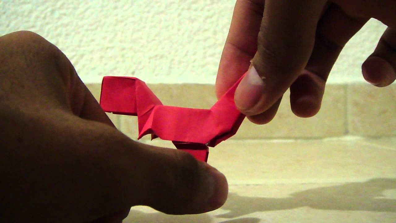Origami Block TRex YouTube