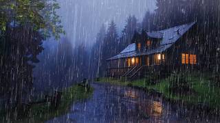 Perfect Rain Sounds For Sleeping - 99% Sleep BETTER - Relaxing Rainstorm Sounds, ASMR