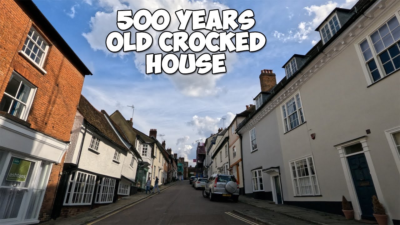 Time Travel in Old Hatfield, Hertfordshire: 15th Century Houses and Scenic Streets | 4K UHD