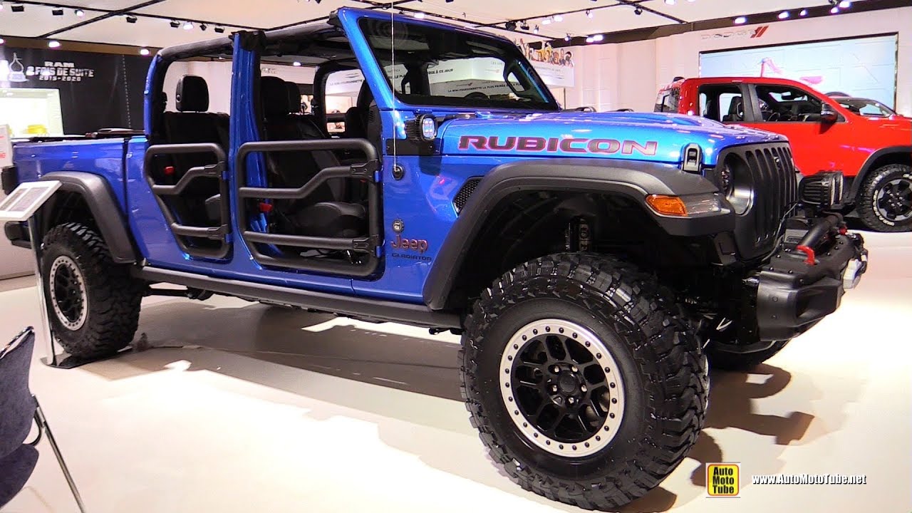 2020 Jeep Gladiator Rubicon - Exterior Interior Walkaround - 2020 Montreal Auto Show
