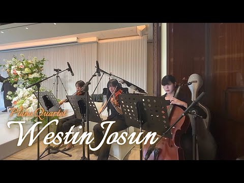 [웨스틴조선] 피아노 4중주 웨딩연주🎵
