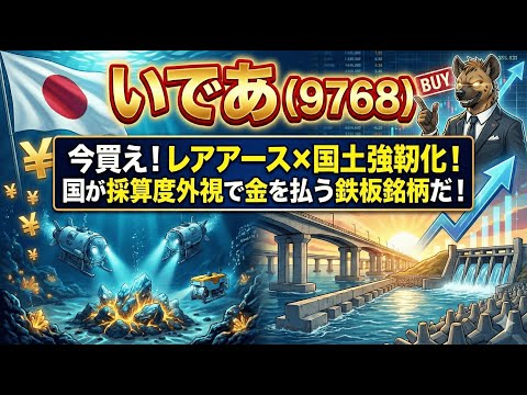 【株式投資銘柄分析】いであ（9768）「深海レアアース」の覇権を握るのが「環境コンサル」である理由