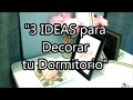 DIY 3 IDEAS para decorar super economicas/3 IDEAS Room Decor cute &amp; cheap