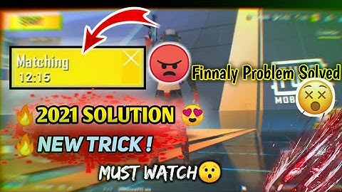 🔥Matching Problem Solution In Pubg Mobile Lite | Pubg Mobile Lite Matching Problem Solution | 🔵TRICK