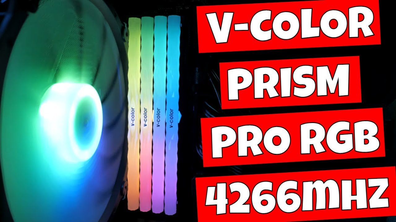 V-color PRISM PRO RGB DDR4 4266mhz 32GB SCC Dummy RAM Kit