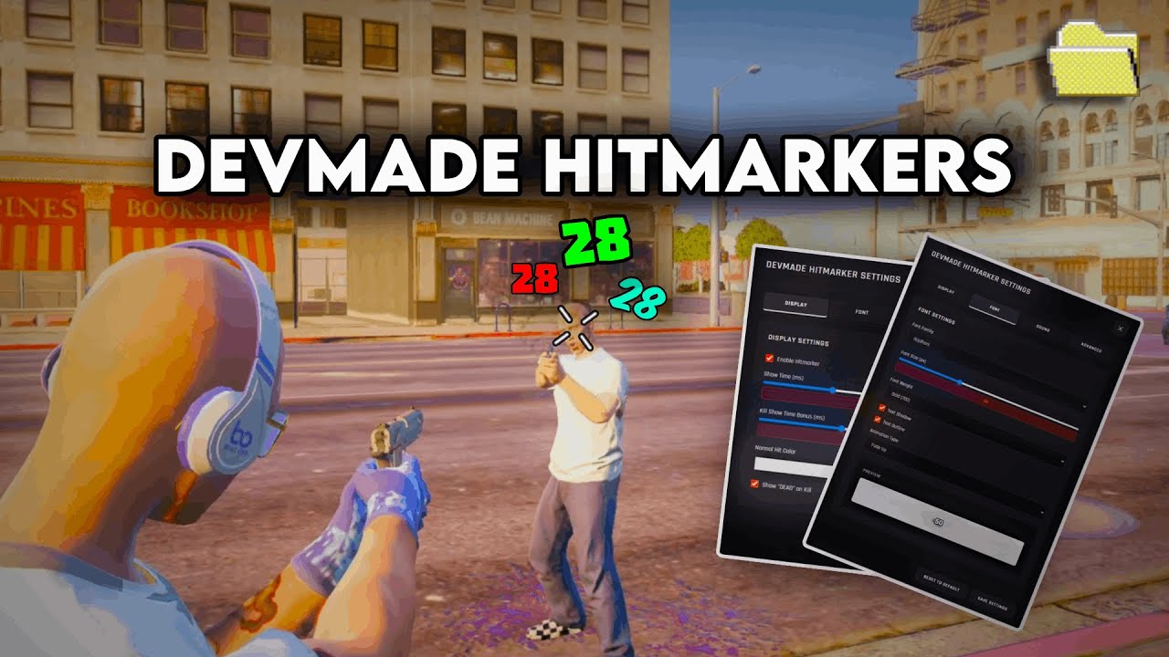 Hitmarkers | FiveM Script [STANDALONE] devmade_hitmarkers - YouTube