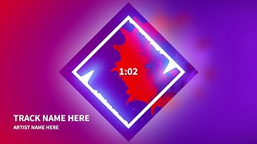 Audio Spectrum Visualizer Template #6 | After Effects | Reactive Music | Music Waveform | 4K | FREE