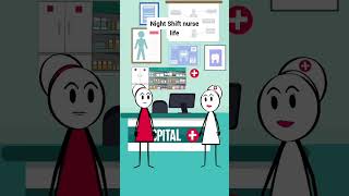 Night Shift Nurse Life: Toxic Work Culture in Healthcare #animation #funnyvideo #gplus #comedy