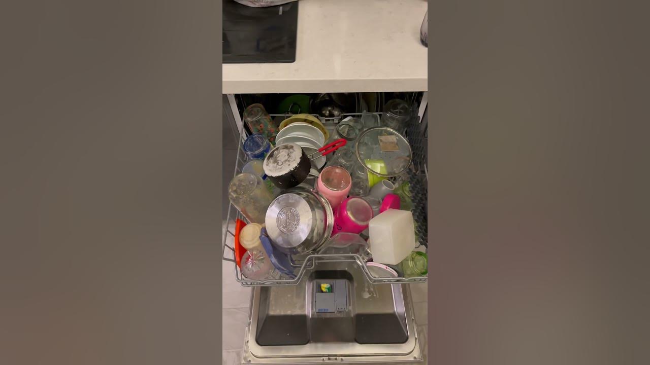 New Home Beko builtin dishwasher intensive 70° program starting YouTube