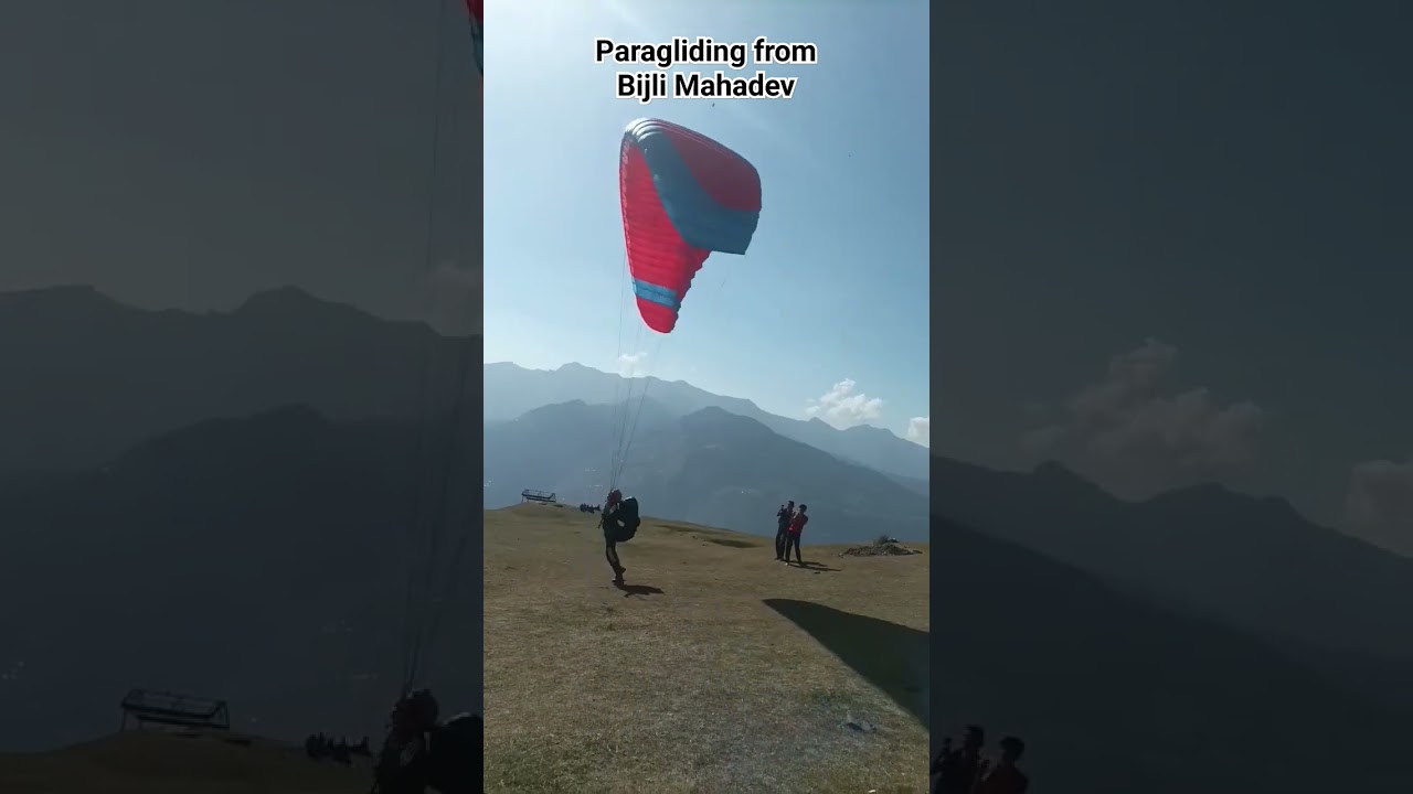 paragliding from Bijli Mahadev 