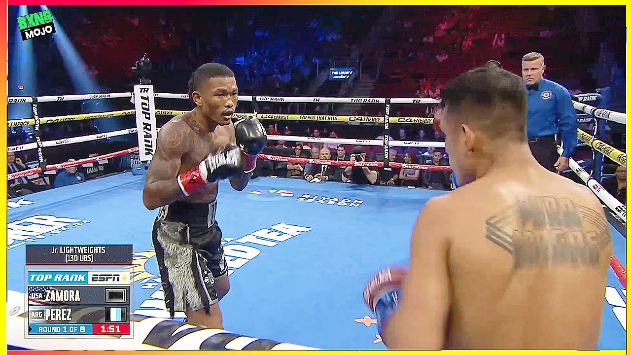 DJ Zamora (Филиппины) против Gerardo Antonio Perez (Аргентина) - Обзор бокса HD