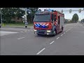 Brandweer politie en ambulance richting gebouwbrand beemsterhoek capelle aan den ijssel