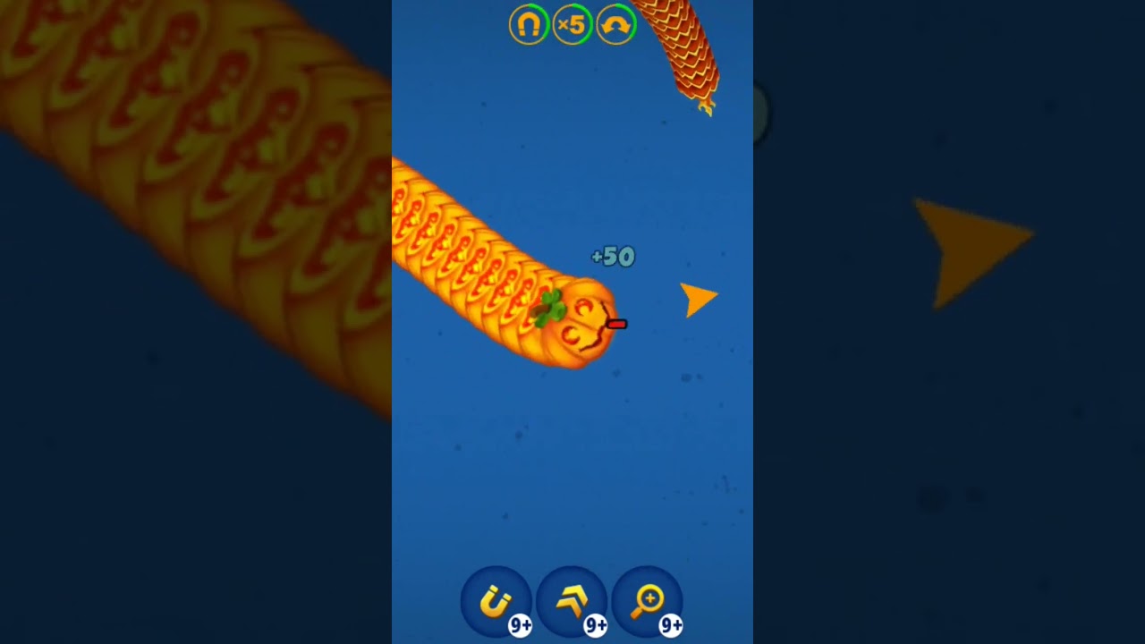 snake viral game big collection in snake worms zone game orange color snake 