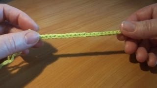 Двойная цепочка из воздушных петель Вязание крючком Урок 13 Двойная цепочка из воздушных петель Вязание крючком Урок 13