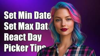 Set min and max date on react day picker