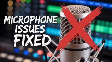 How to fix microphone issues - instant fix