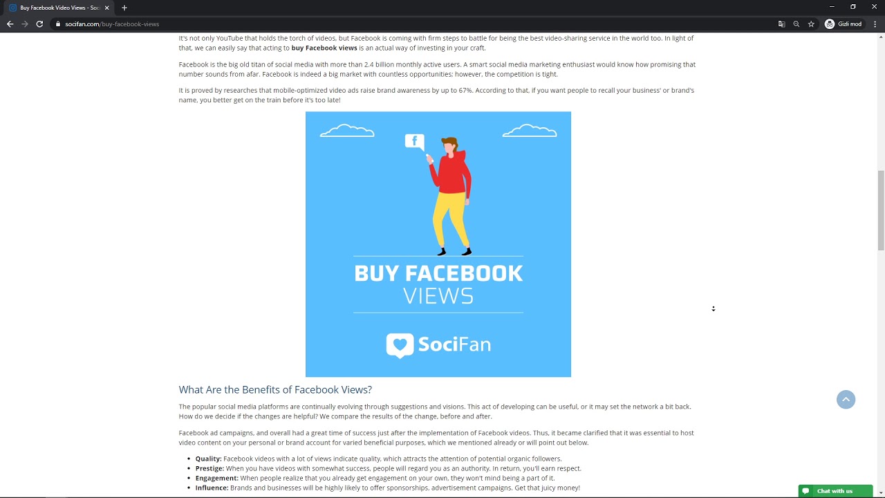 Buy Facebook Views