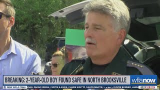 2-year-old found after massive search in Hernando County
