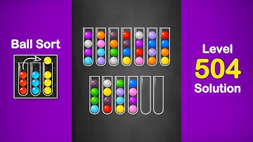 Ball Sort Puzzle Solution Level 504
