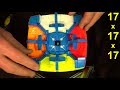 *FULL* Yuxin 17x17x17 Rubik's Cube Puzzle assembly at normal speed