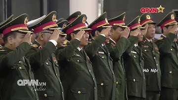 Cử hành trọng thể lễ viếng và truy điệu nguyên Chủ tịch nước, Đại tướng Lê Đức Anh