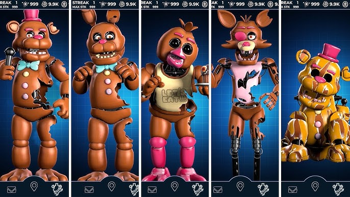 FNAF AR Withered Classic Animatronics Workshop Animations 