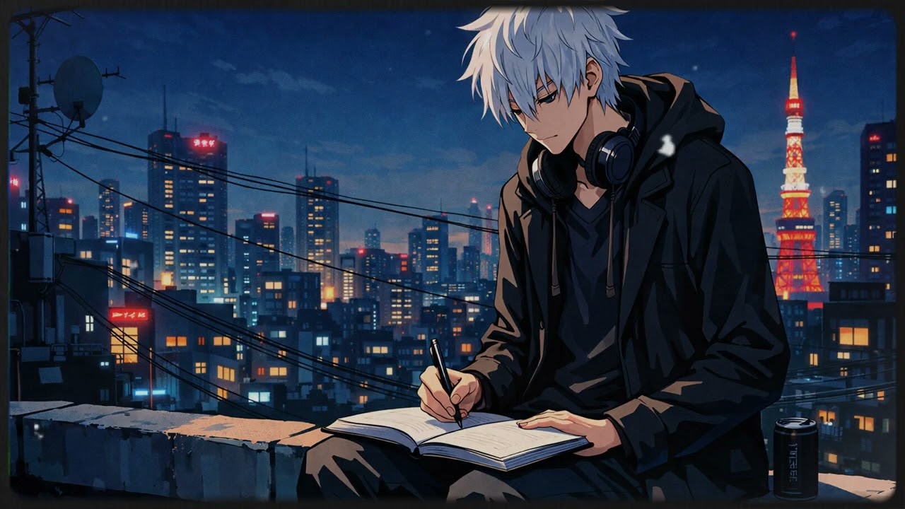 Cyber-Lofi: Neon Concentration ⚡ Analog Synth Beats for Studying & Programming