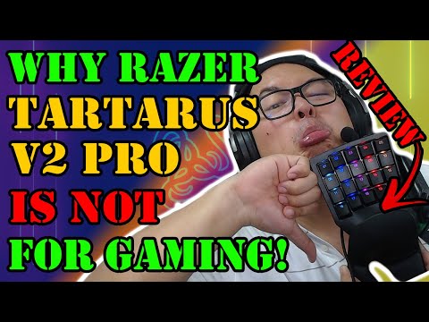 Why the Razer Tartarus V2 Pro IS NOT FOR GAMING! (Review)