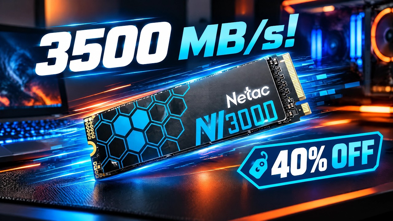 Netac NV3000 1TB NVMe SSD Review – 3500MB/s PCIe 3.0 SSD | 40% OFF