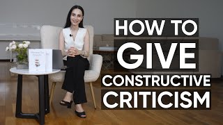 How to give constructive criticism | Jamila Musayeva