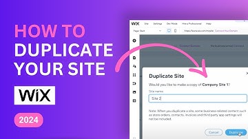 How to Duplicate your Site in Wix - 2024 Beginner Tutorial