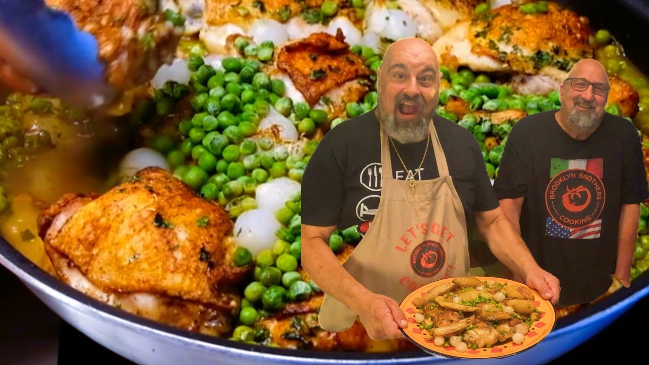 The BEST Chicken Vesuvio You'll Ever Taste! Easy Italian Recipe