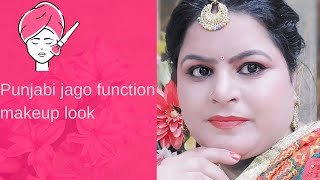 Punjabi jago function makeup look step by step||Mom and Muskan vlogs||