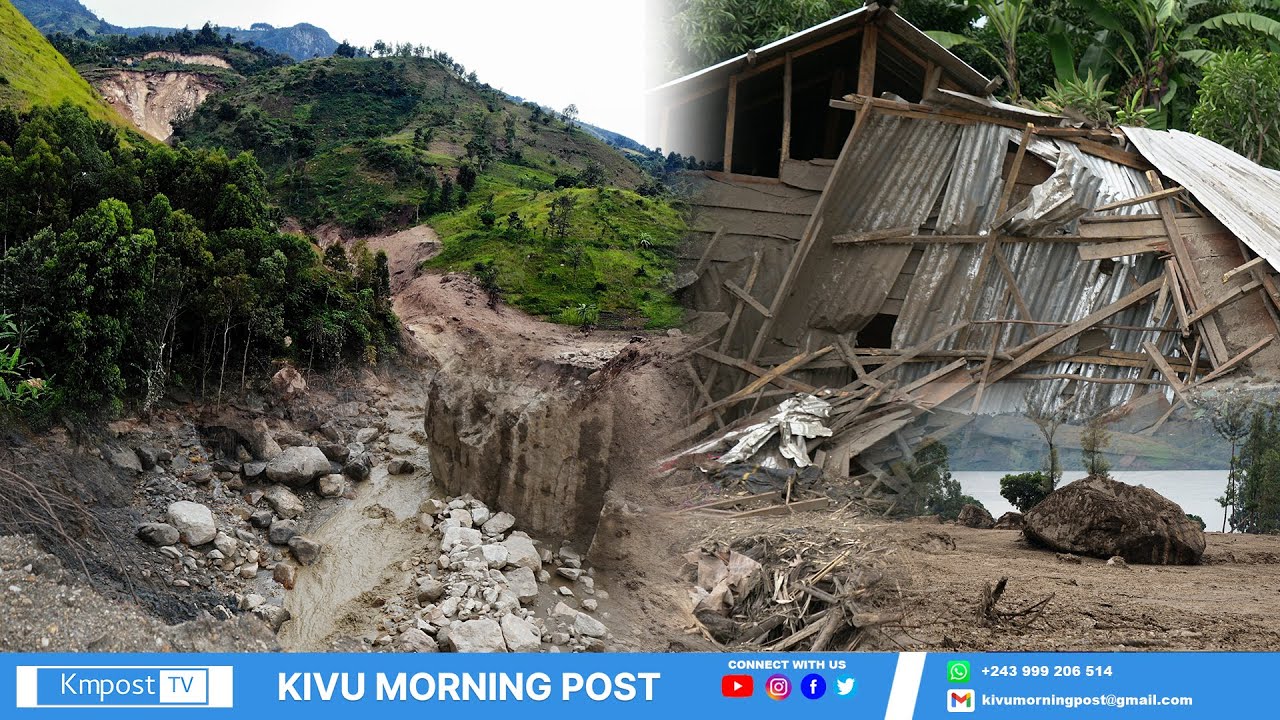 RDC: Les inondations et les glissements de terrain à Kalehe: un désastre humanitaire-KIVUMORNINGPOST