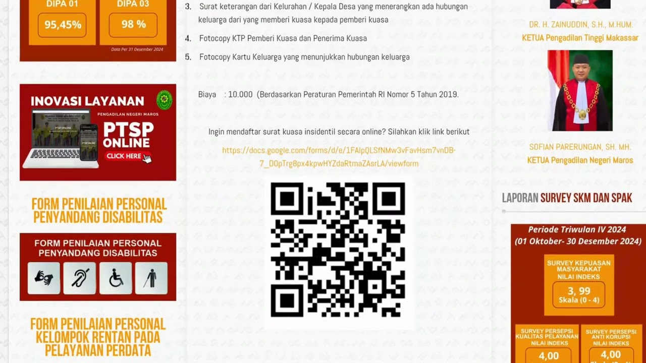 Inovasi EloAdil - Pendaftaran Surat Kuasa Insidentil Secara  Elektronik