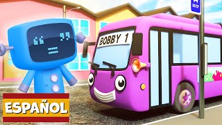 Las Ruedas del Autobús  | Garaje de Gecko | Carros para niños | Vídeos educativos