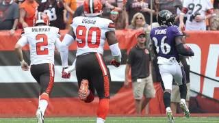 Blocked extra point for TD: Xs and Os from Browns vs. Ravens