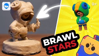 Леон Бравл Старс.  Как слепить brawl stars из пластилина  Пошаговый мастер класс