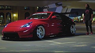 Sickest Nissan 370Z In Dubai - Armytrix Exhaust, Aimgain, Work Wheels, Airlift Mods