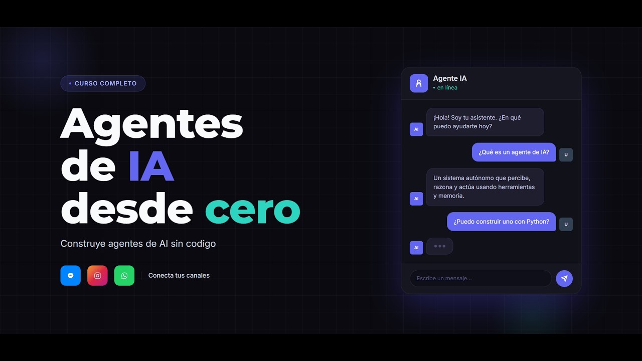 Crea tu propio Agente de IA ¡SIN CÓDIGO! - Creación de cuenta y agente ...