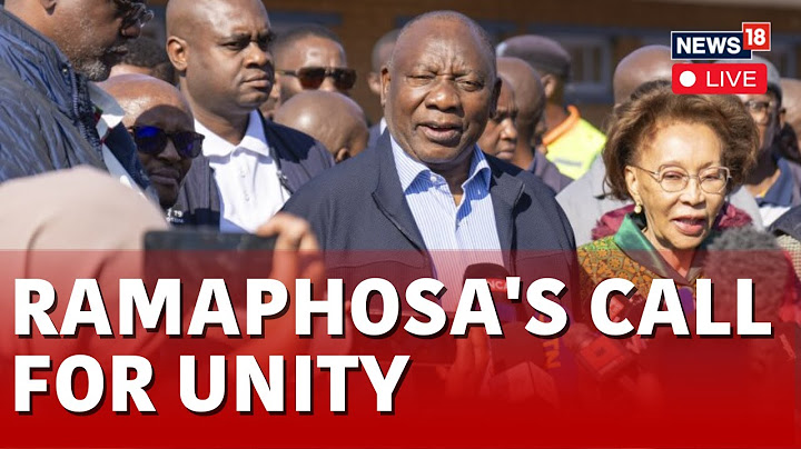 South Africa News | Cyril Ramaphosa Seeks National Unity Government Live | Ramaphosa Speech | N18L