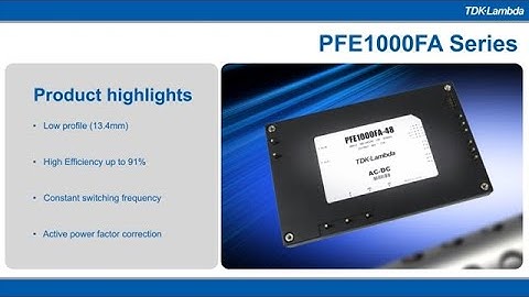 TDK-Lambda PFE-FA Series