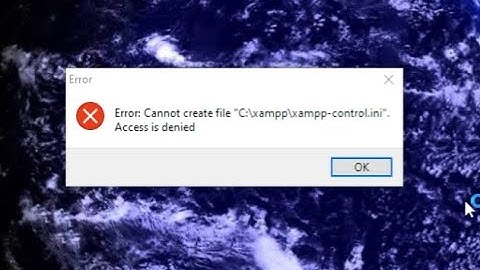 Báo lỗi cannot create file c windows uweb.exe năm 2024