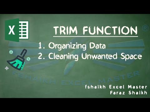TRIM Function In Excel (Mac & Windows)