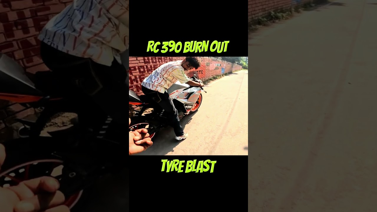 Взрыв шин RC 390 против Duke 390 Burnout | Duke 390 против Rc 390 Взрыв шин 