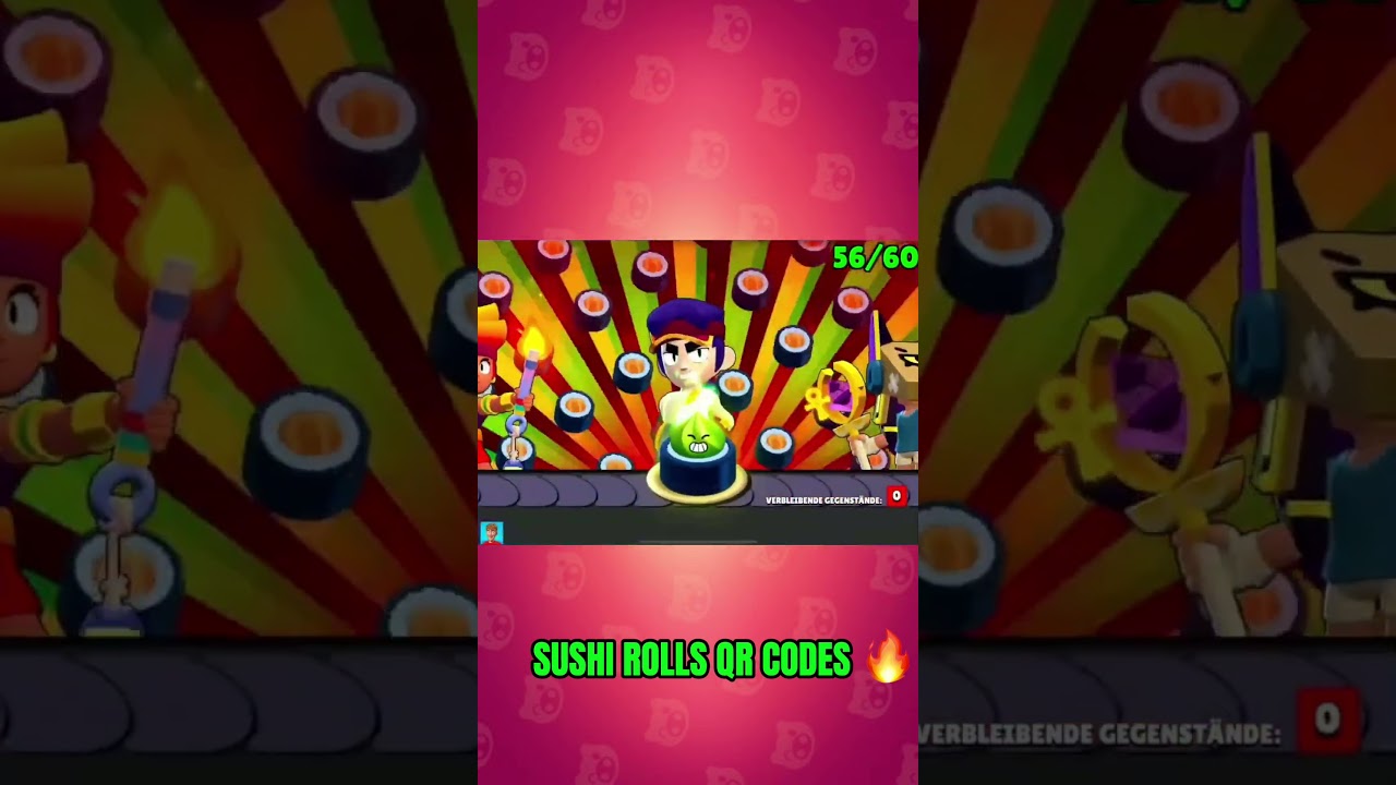 SUSHI ROLLS QR CODES  🔥😍  