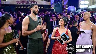 Download lagu Jayson Tatum, Fernando Mendoza, & Ilona Maher hit The ESPYS Red Carpet! | 2026 ESPYS Red Carpet Show