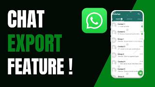 How to Use WhatsApp Chat Export Feature ! screenshot 3